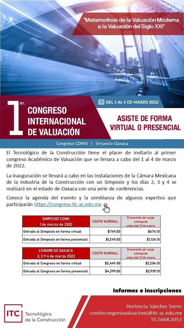 1er Congreso Internacional de Valuación
