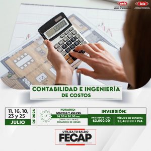 CONTABILIDAD E INGENIERÍA DE COSTOS
