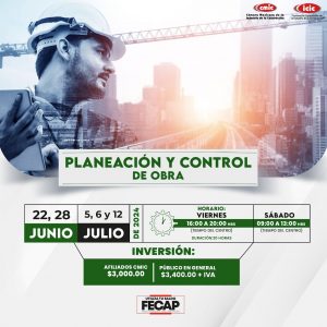 PLANEACIÓN Y CONTROL DE OBRA