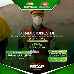 CONDICIONES DE SEGURIDAD Y SALID EN LA CONSTRUCCIÓN