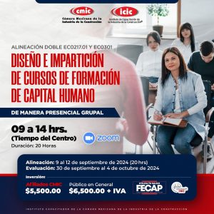 DISEÑO E IMPARTICION DE CURSOS DE FORMACION DE CAPITAL HUMANO
