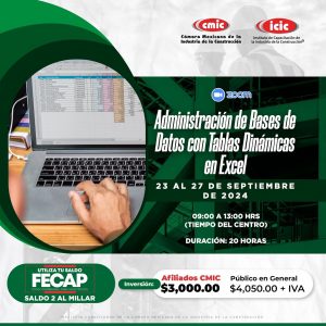 Administración de Bases de Datos con Tablas Dinámicas en Excel