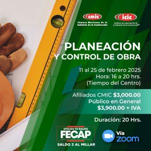 PLANEACION Y CONTROL DE OBRA