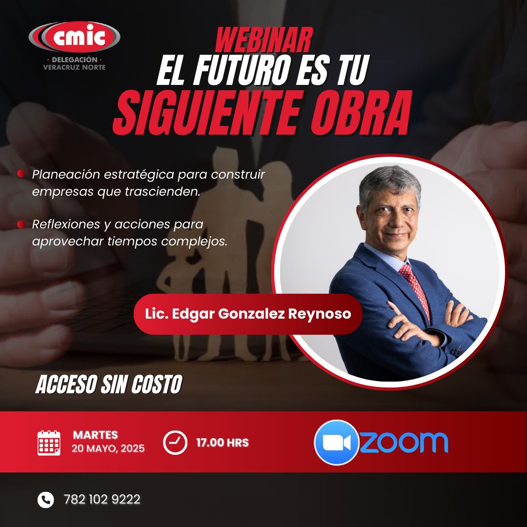 WEBINAR EL FUTURO ES TU SIGUIENTE OBRA